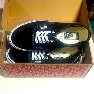 Vans Black Canvas Sneakers
